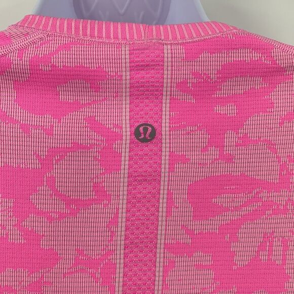 Lululemon Swiftly Tech Pink Color Change Long Sleeve Sz 6 - Picture 5 of 10